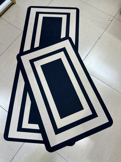 2-Piece Rubber Kitchen Mats Set