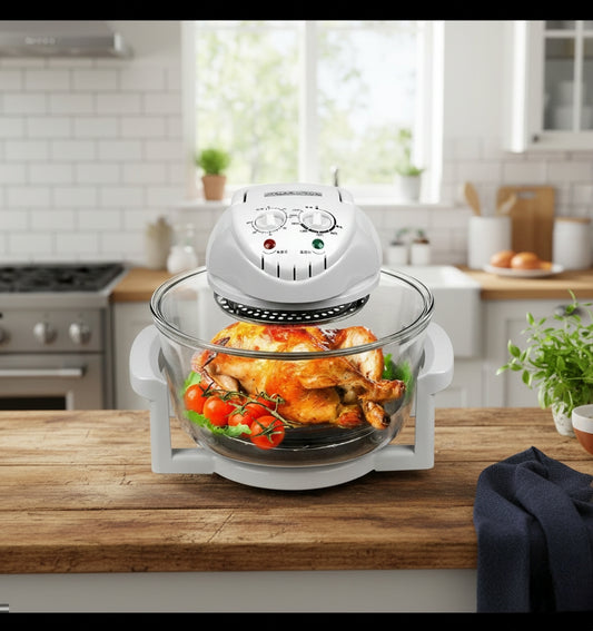 12 litre halogen air fryer oven for multi function cooking.