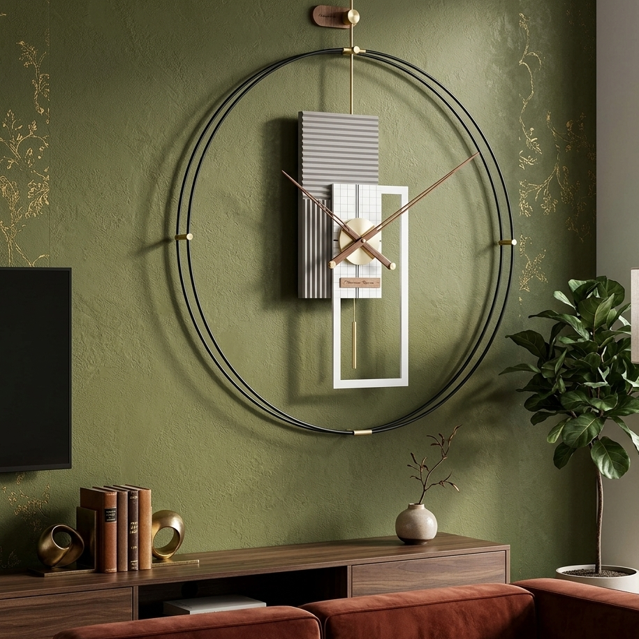 Minimalist Circle Wall Clock