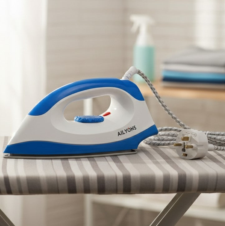 Ailyons HD-198A white and blue electric dry iron box