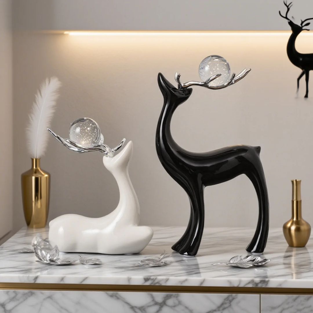 Unbearable Crystal Sika Deer Ornament