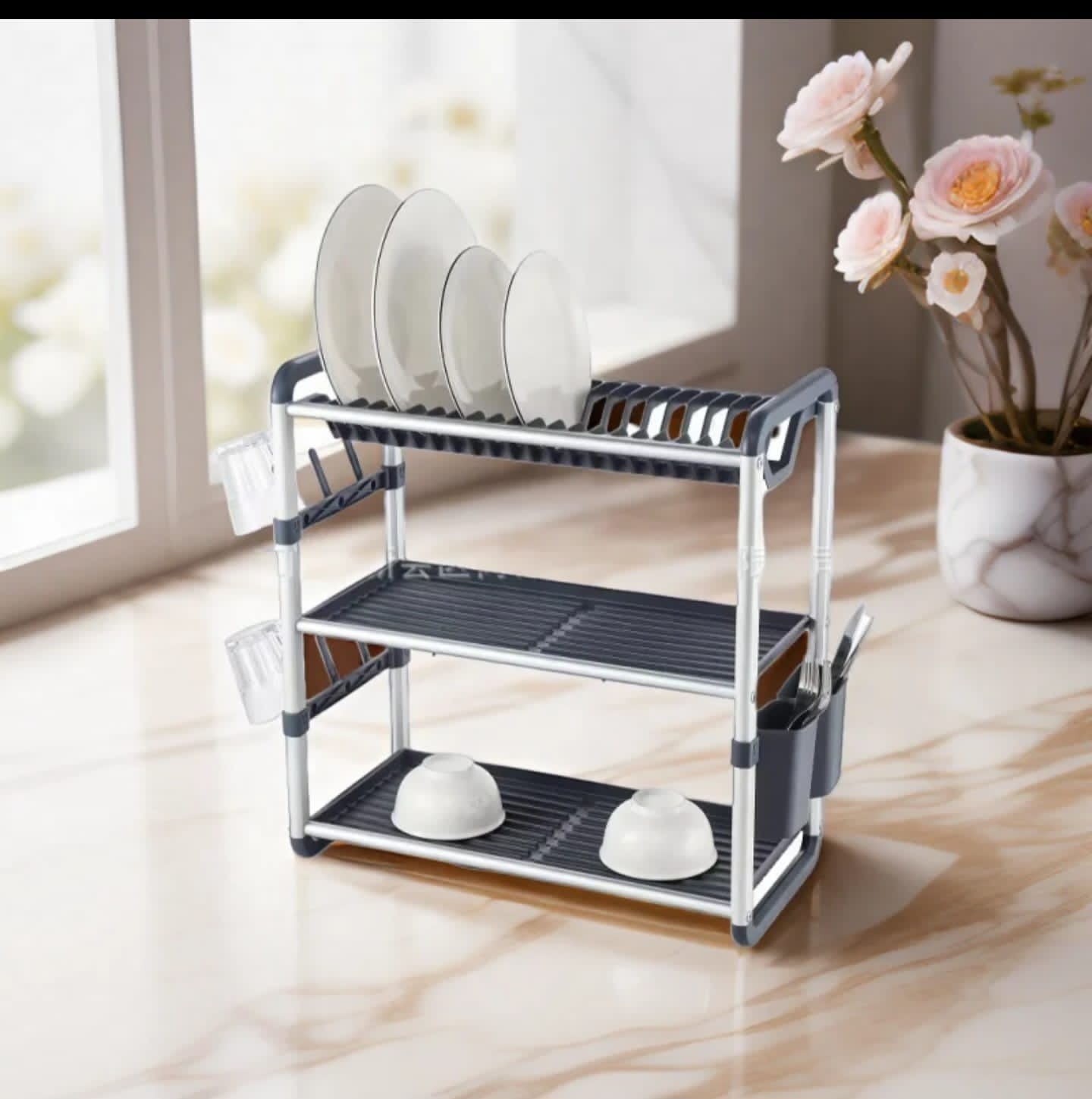 3 Tier Dish Drying Rack