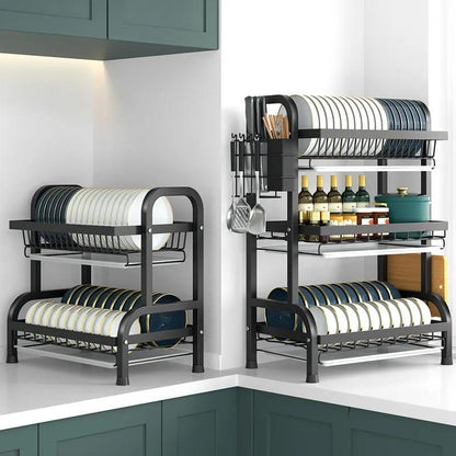 Stainless Steel 2in1 and 3in1 Dish Rack