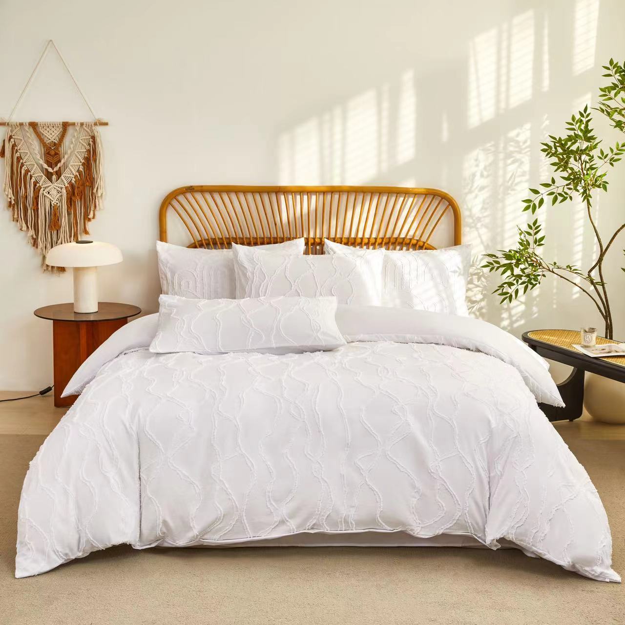 Tufted Duvet Cover Set 6x7