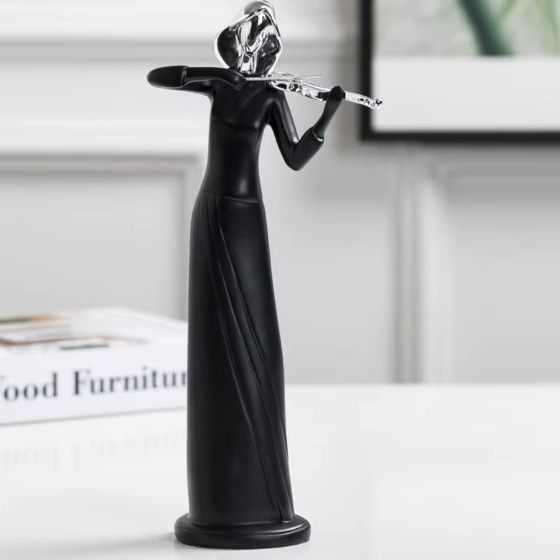 Elegant ceramic sculpture home decor piece