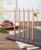 Rose Gold Steak Knife Set