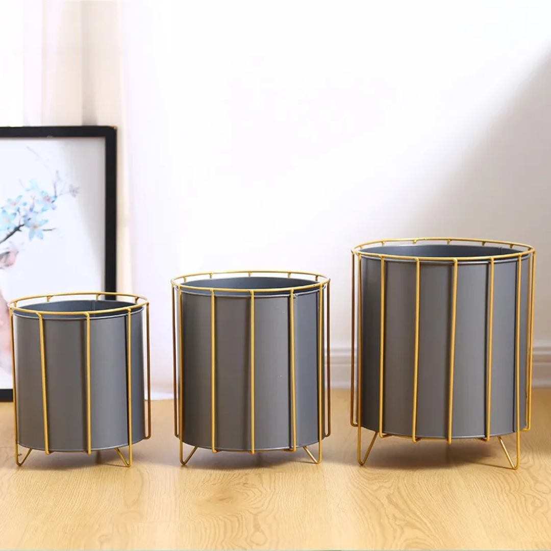 3Pcs Floor Standing Flower Pots