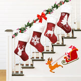 3pcs Christmas Stocking Socks Decorations