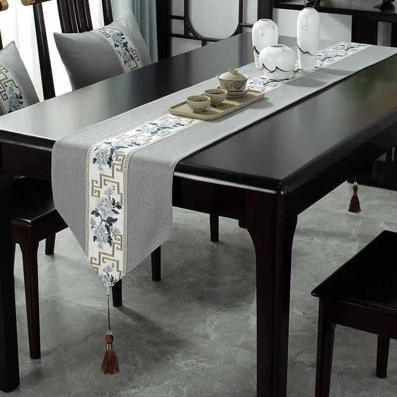 Cotton Linen Table Runner – 33×120 cm