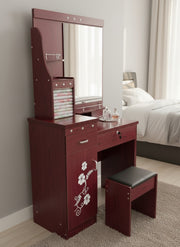 Full-length dressing mirror with sleek frame for bedroom or dressing room