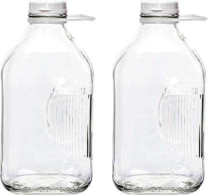 2L Multi-Purpose Glass Bottle with Airtight Lid