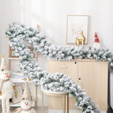 2.7M Christmas Pine Garland Falling Cedar (No Decorations)