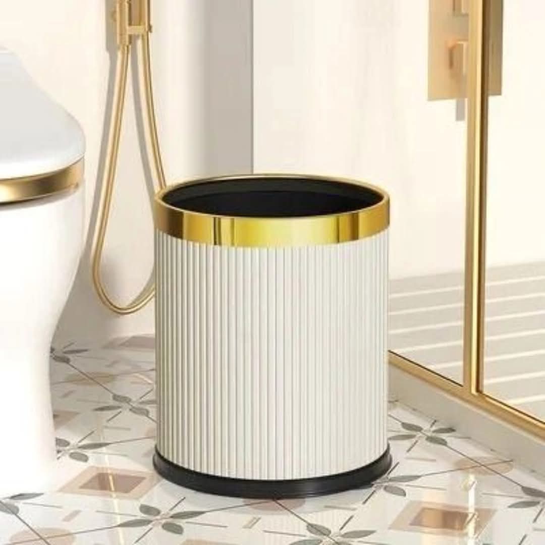 Ribbed waste bins