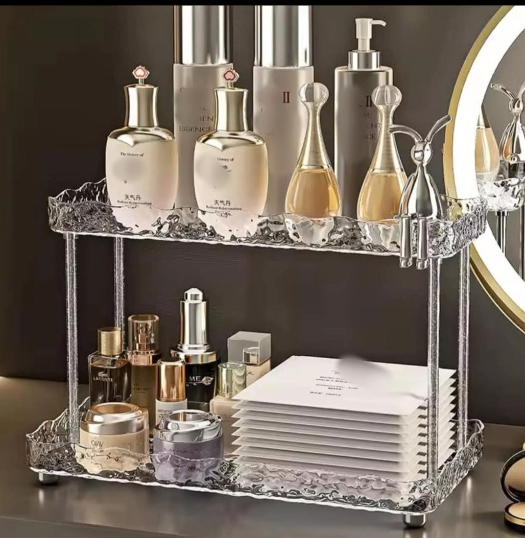 Two-Tier Makeup Organizer