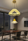 Crystal Triangle LED Chandelier