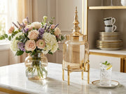 2.5Litres glass decanter with tap for serving drinks easily