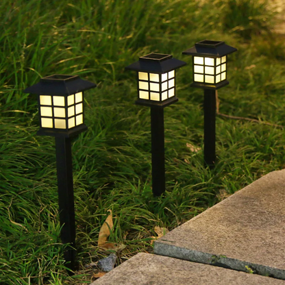 6Pcs Waterproof Outdoor Solar Garden Lights