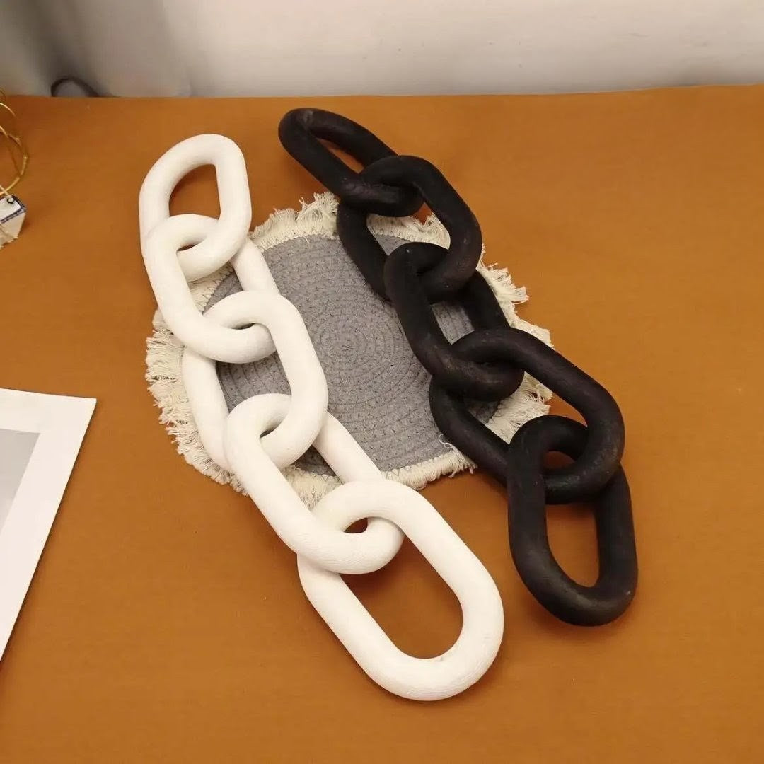 5-Link Wood Knot Rustic Decorative Accents