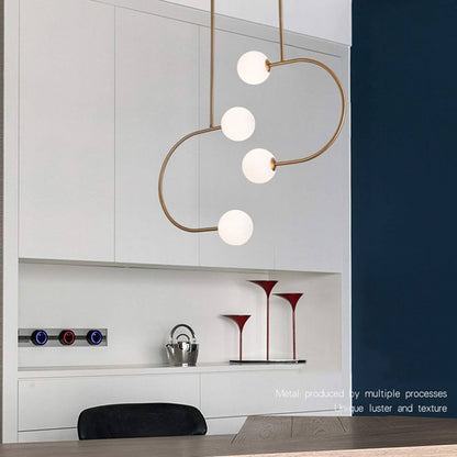 Modern hanging ceiling pendant light for living room and dining area