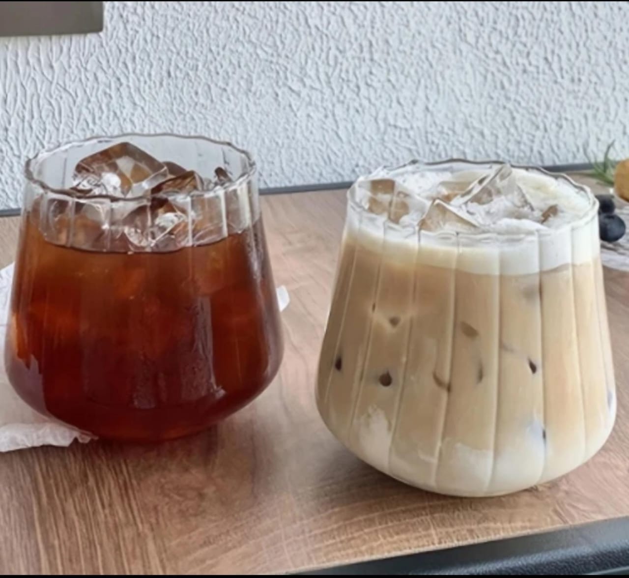 6Pcs Borosilicate Vertical Line Glasses