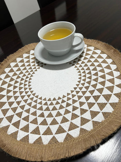 6pcs Set Wooven Table Mats