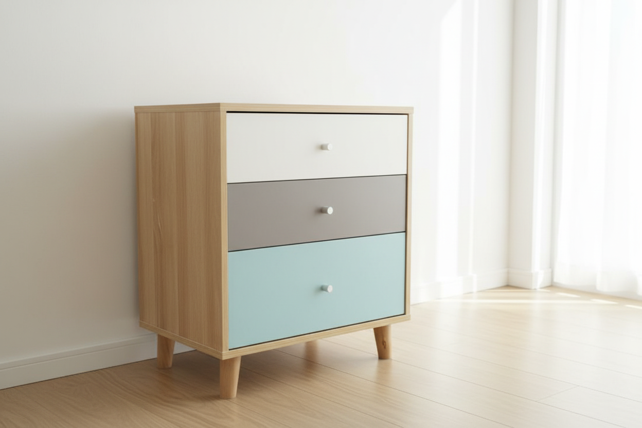 Wooden Bedside Table