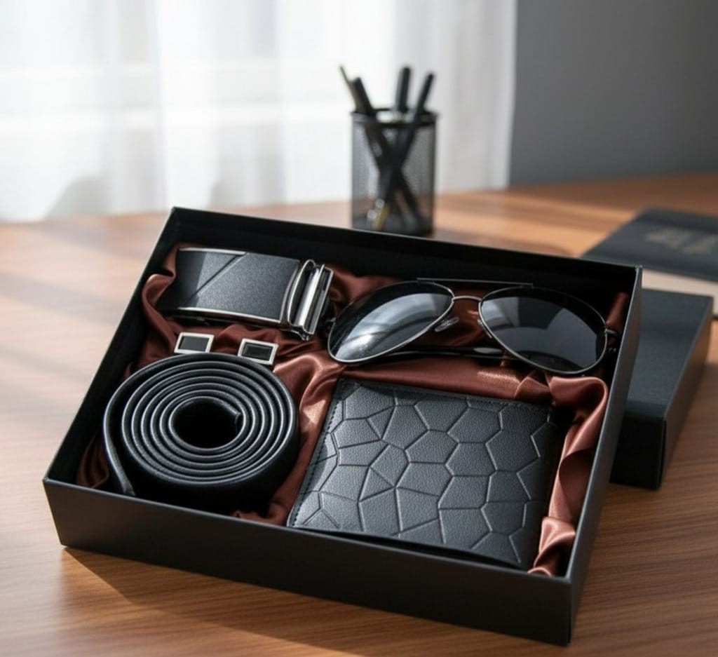Men's Sunglasses & Accessories Gift Pack