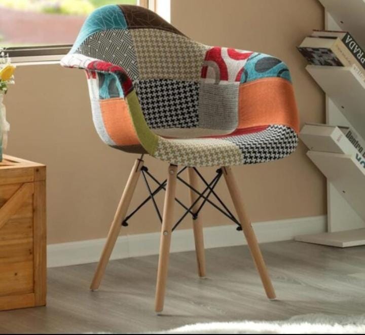 Eiffel Patchwork Accent Chair