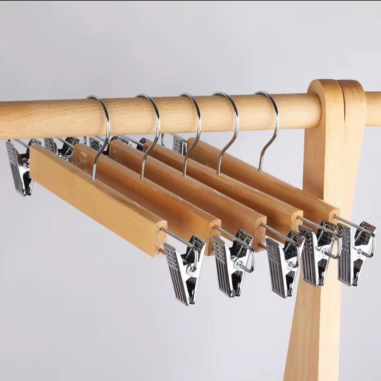 Wooden Clip Hangers (5pcs Set)