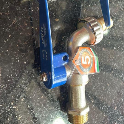 Garden / Machine Tap with Blue Lever