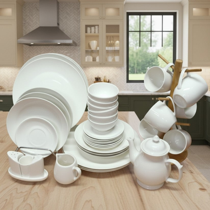 36pcs Ceramic Round Dinner Set