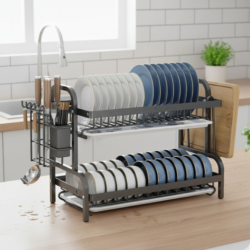 Stainless Steel Dish Rack 2in1 and 3in1
