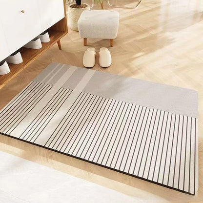 Geometric Pattern Door And Bath Mat