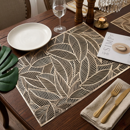 Nordic Rectangle Leaf Table Mats