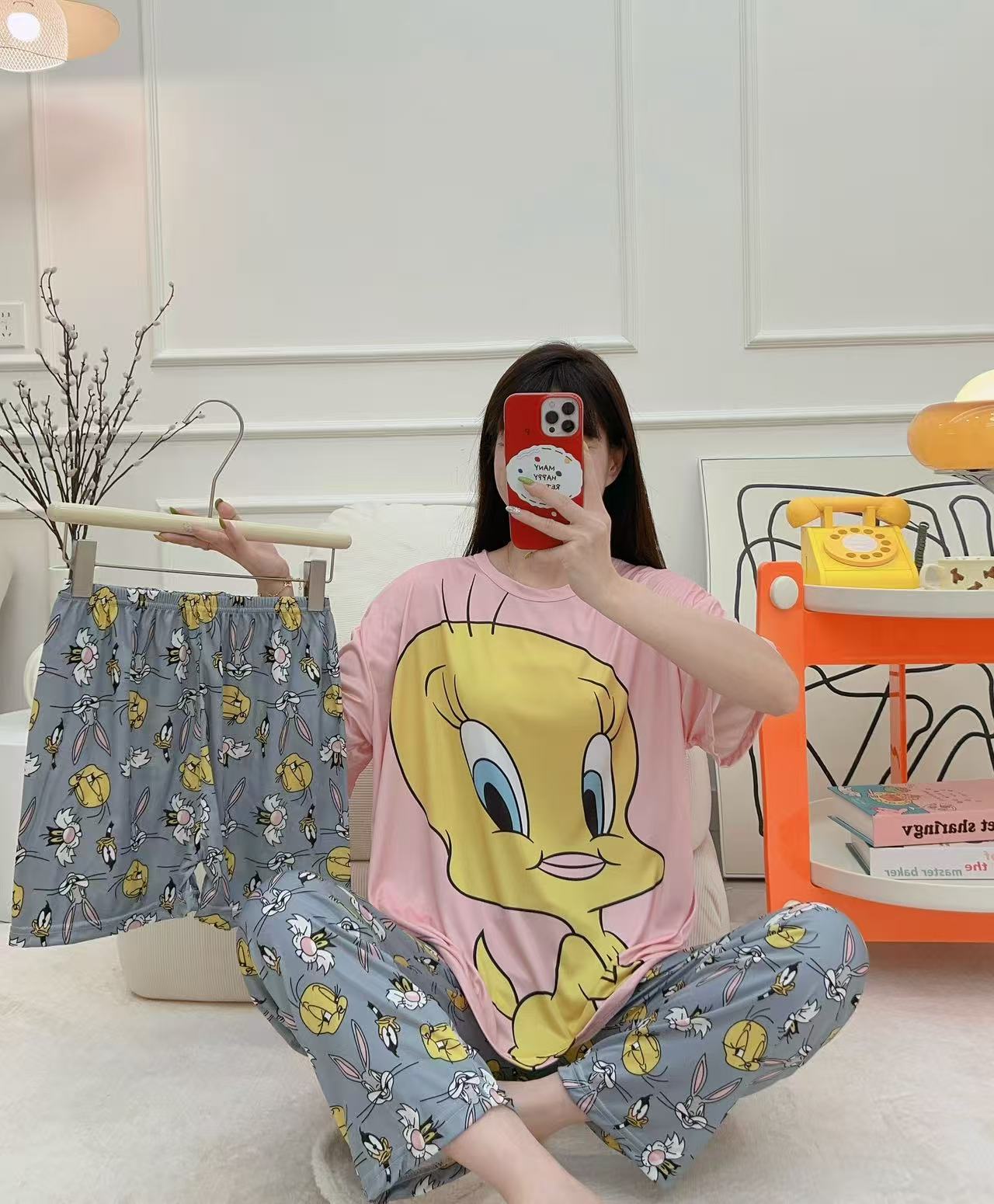 3Pc Ladies Pajama Set