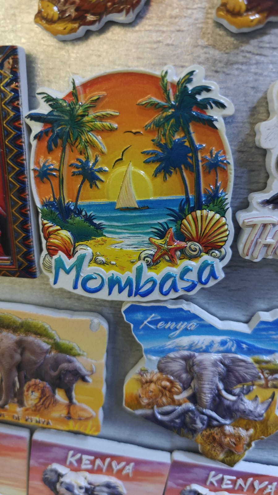 Africa Heritage Magnet Fridge Décor Cultural Souvenir