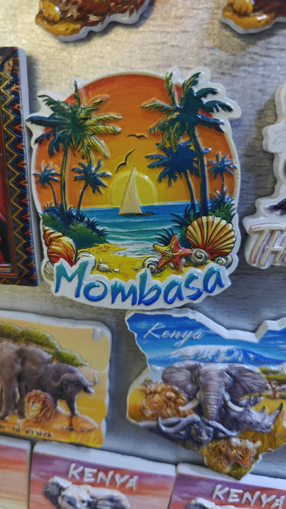 Africa Heritage Magnet Fridge Décor Cultural Souvenir