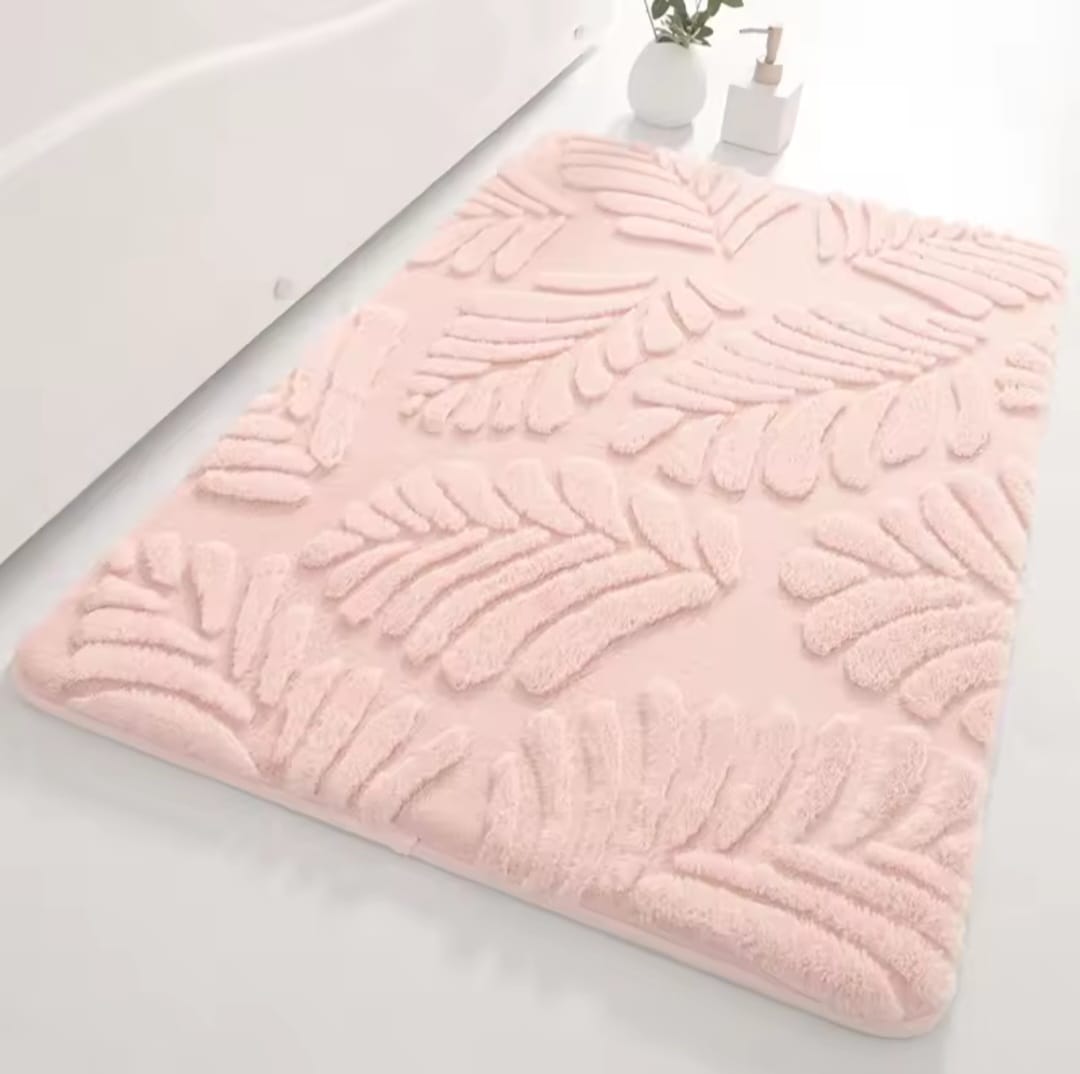 Memory Sponge Bath Rug Faux Rabbit Fur