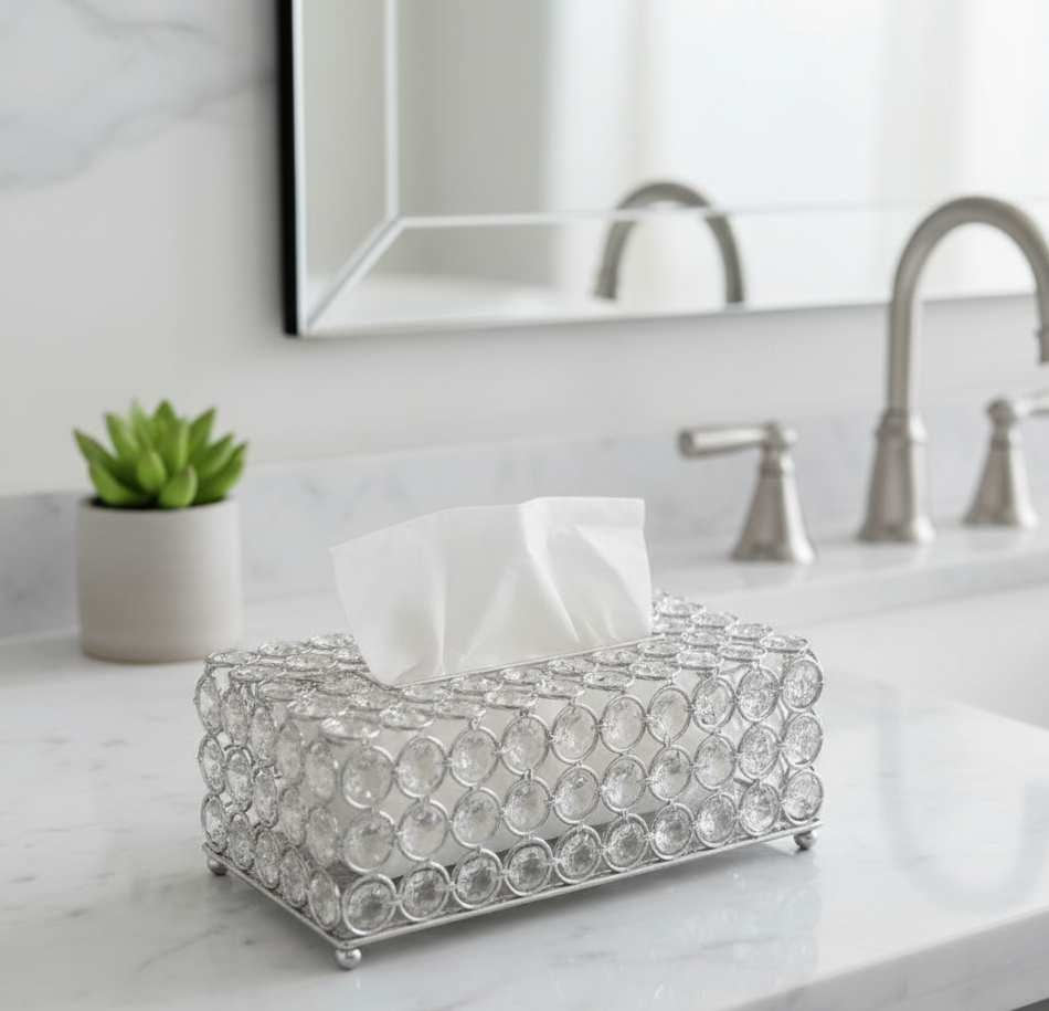Sparkling Crystal Serviette Holder