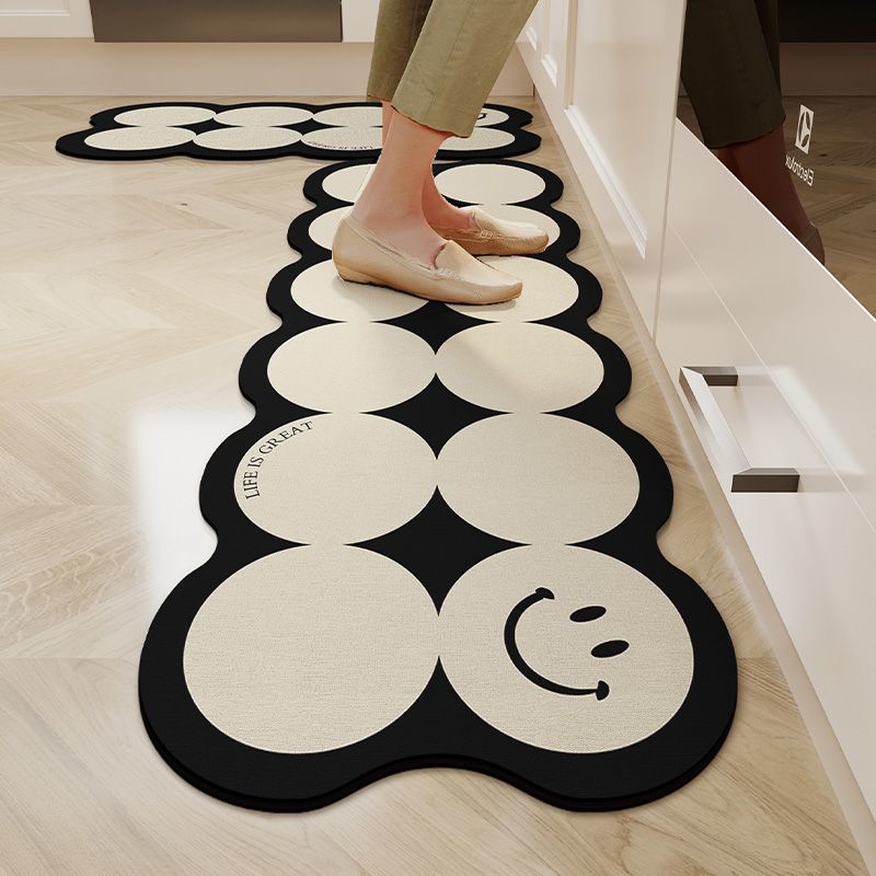 Waterproof Kitchen Mats PVC Anti Slip Oil Proof Rug Set