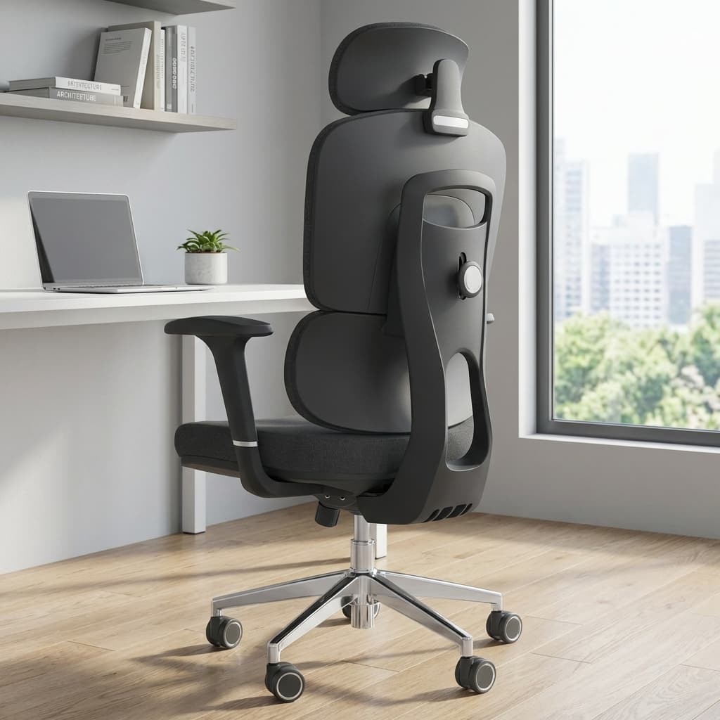BIONIC High Back Ergonomic Office Chair with Adjustable Headrest and Lumbar Support