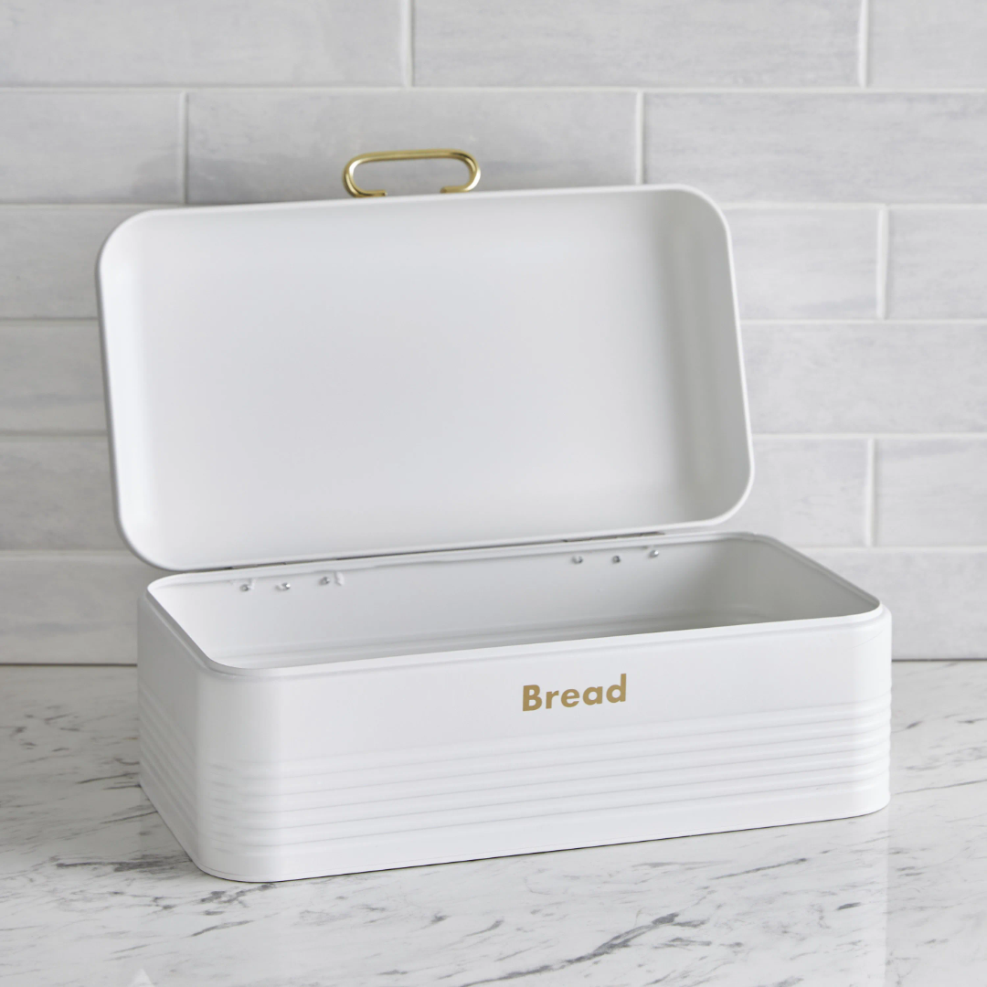 Bread Bin And 3 Canister