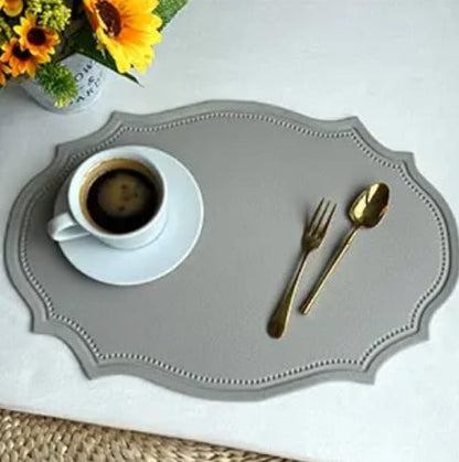 Nordic Leather Anti-slip Table Mats