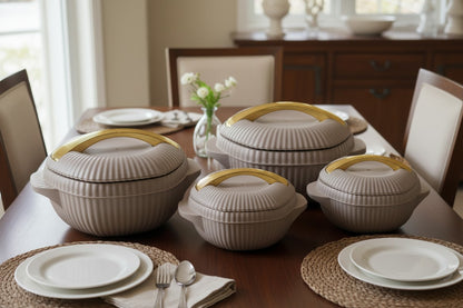 4pcs insulated hotpot set for keeping food warm