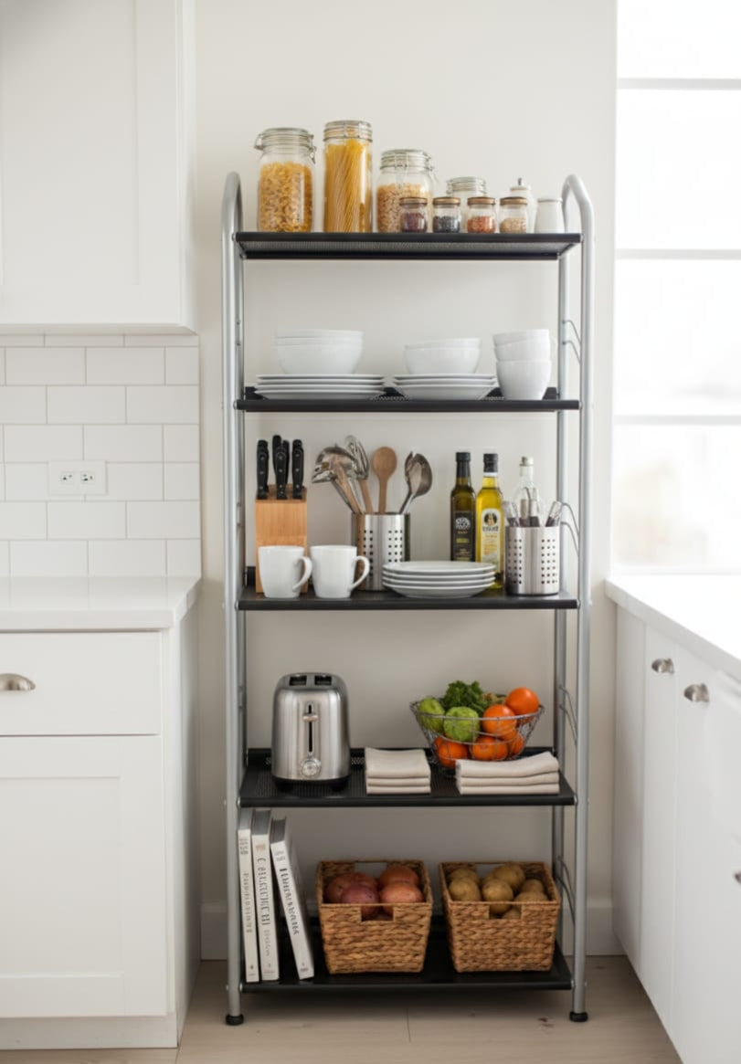 Shoe Rack Shapely Carbon Steel