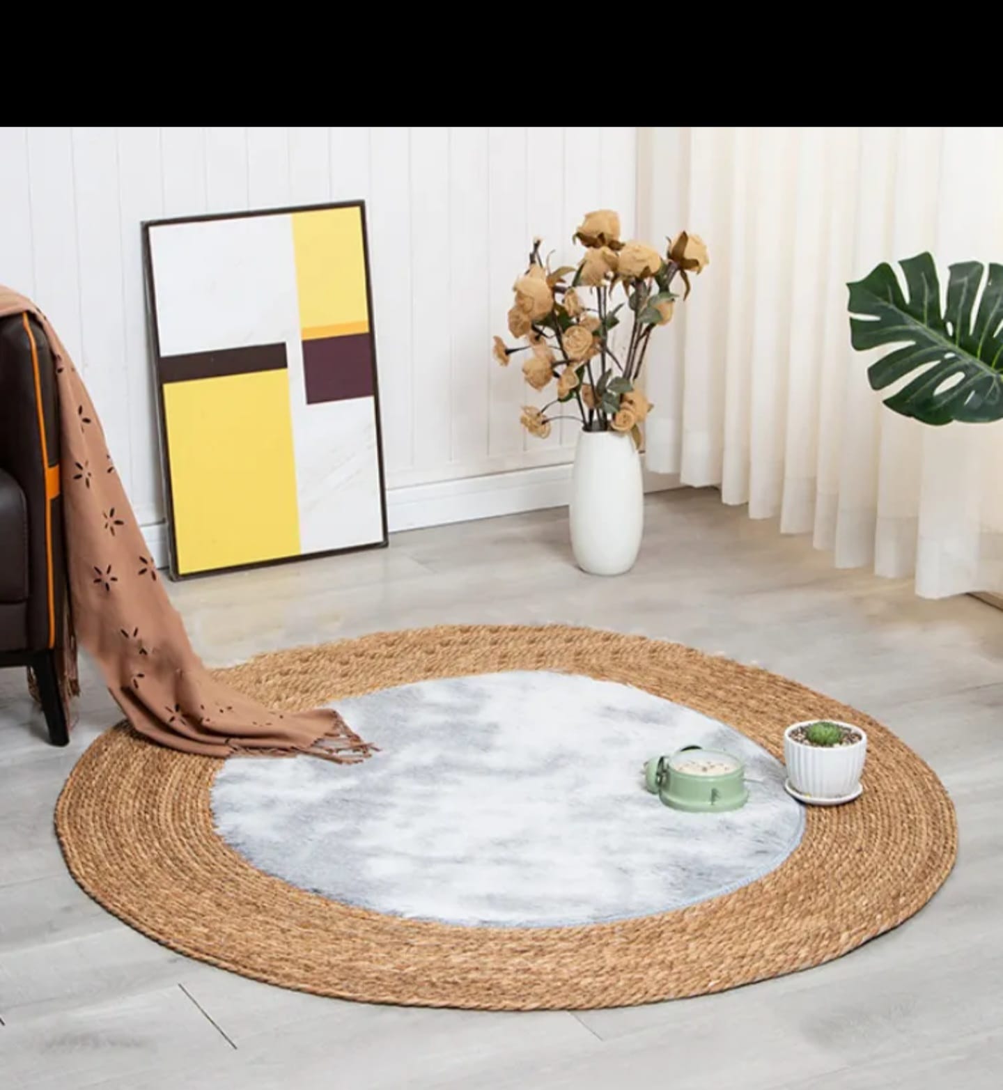 Aesthetic Customized Woven Floor Mat