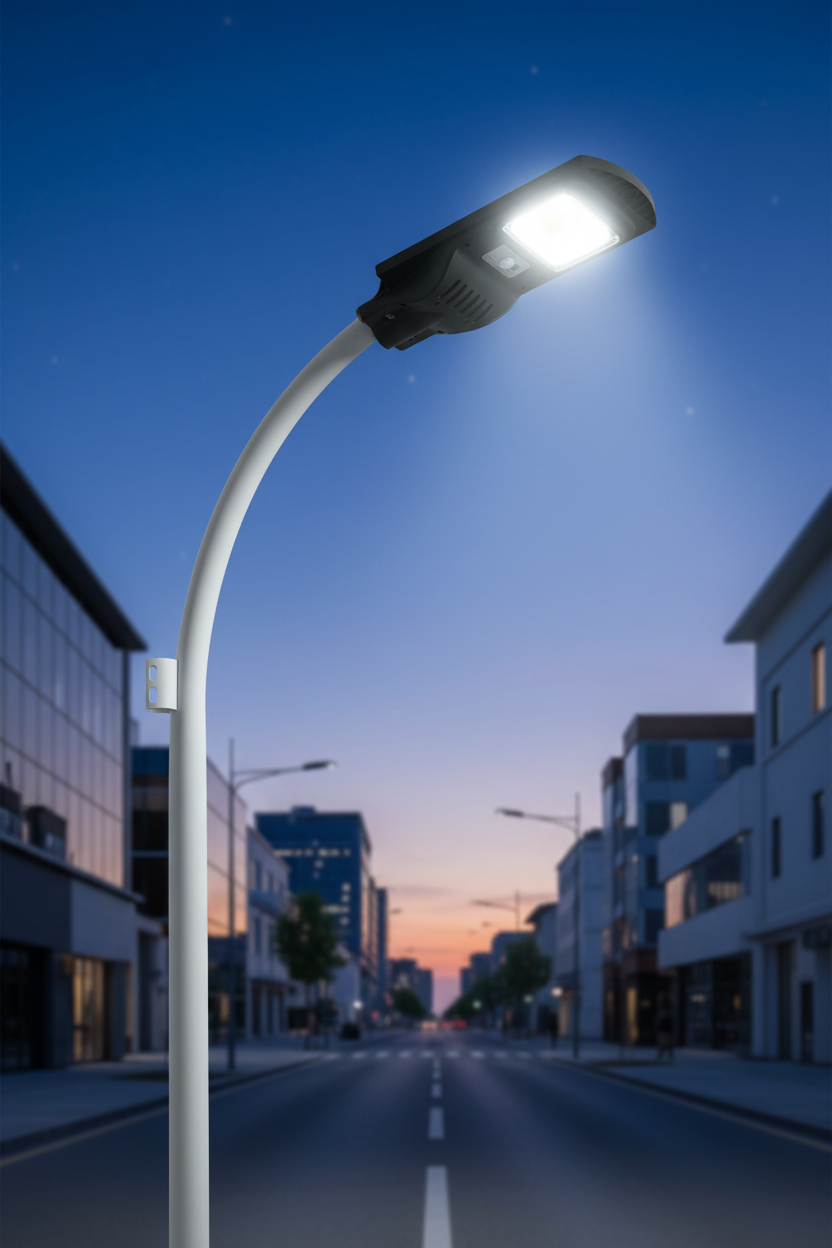 Solar Street Light with Pole – 100W