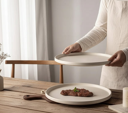 6Pcs 8-Inch Ceramic Plates