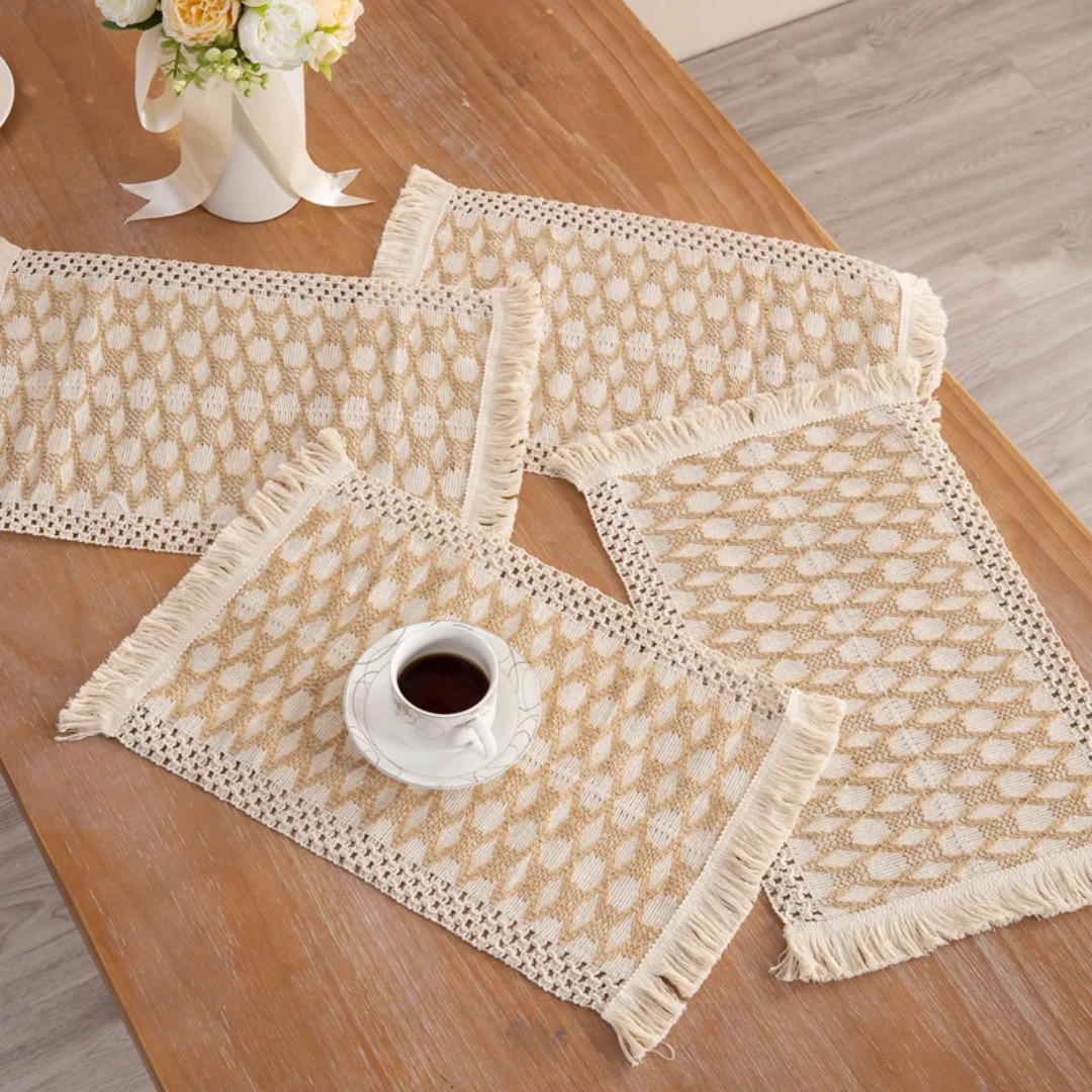 6Pcs Woven Placemats