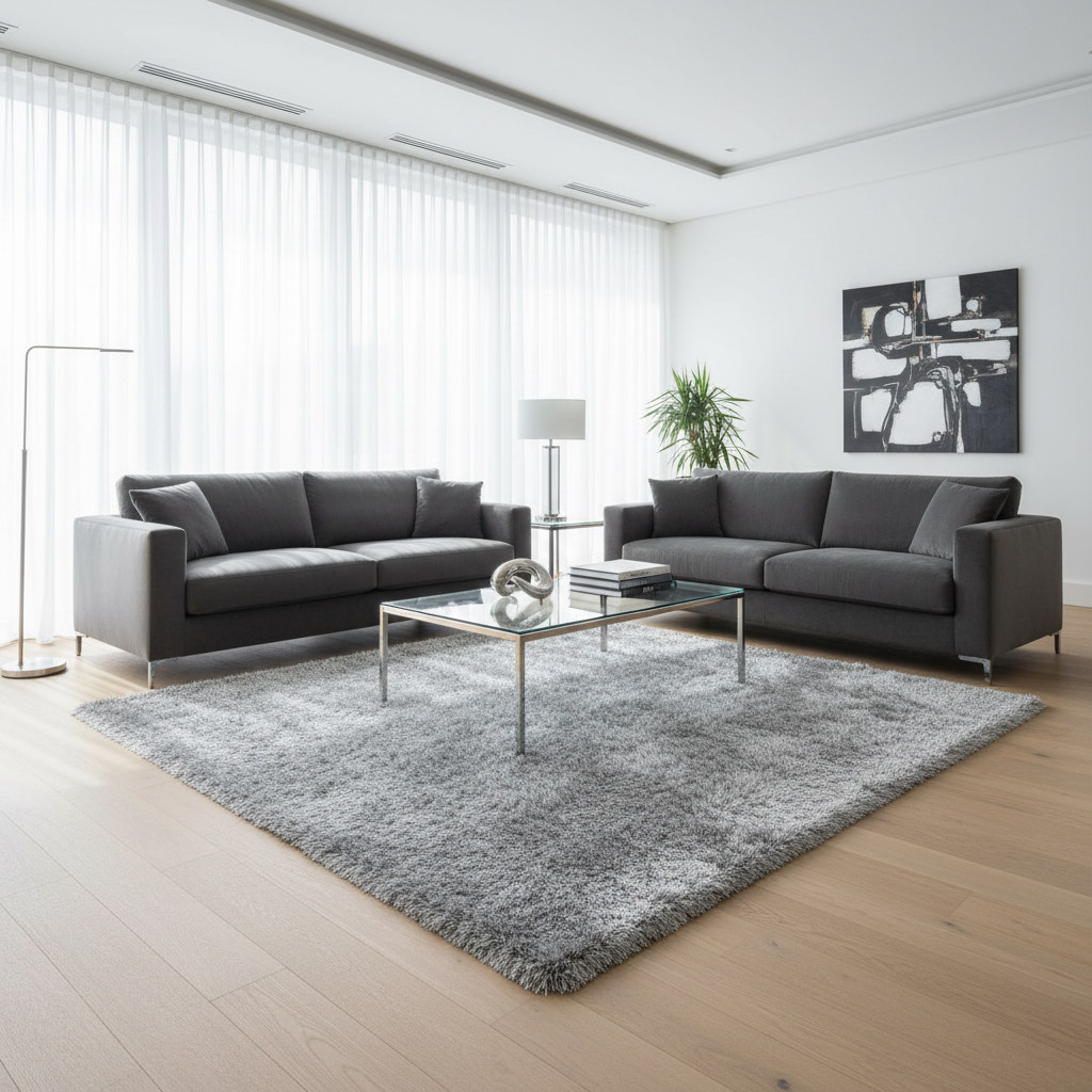 Faux Fur  Small Bedside rug (150 × 200 cm)-KBWUHU53